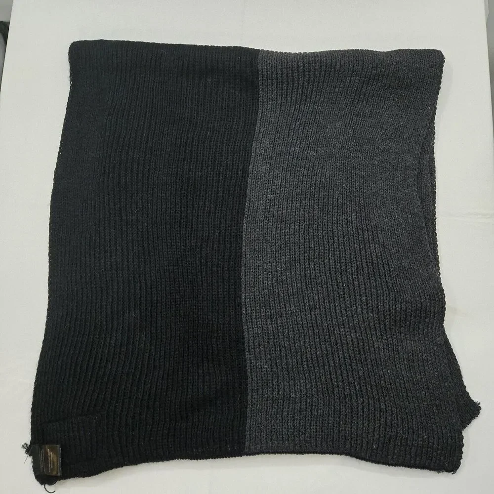 Forbusite Men's Scarf Black And Gray 18x78‎